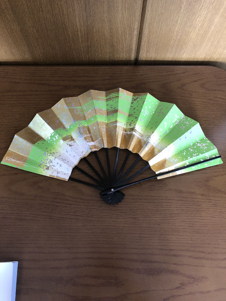 Folding Fan, Used, Japanese Dance Fan, Traditional Japanese Crafts
