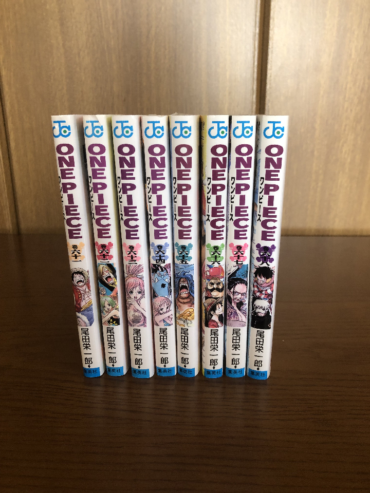 ONE PIECE Used Comic 8 Volume Set
