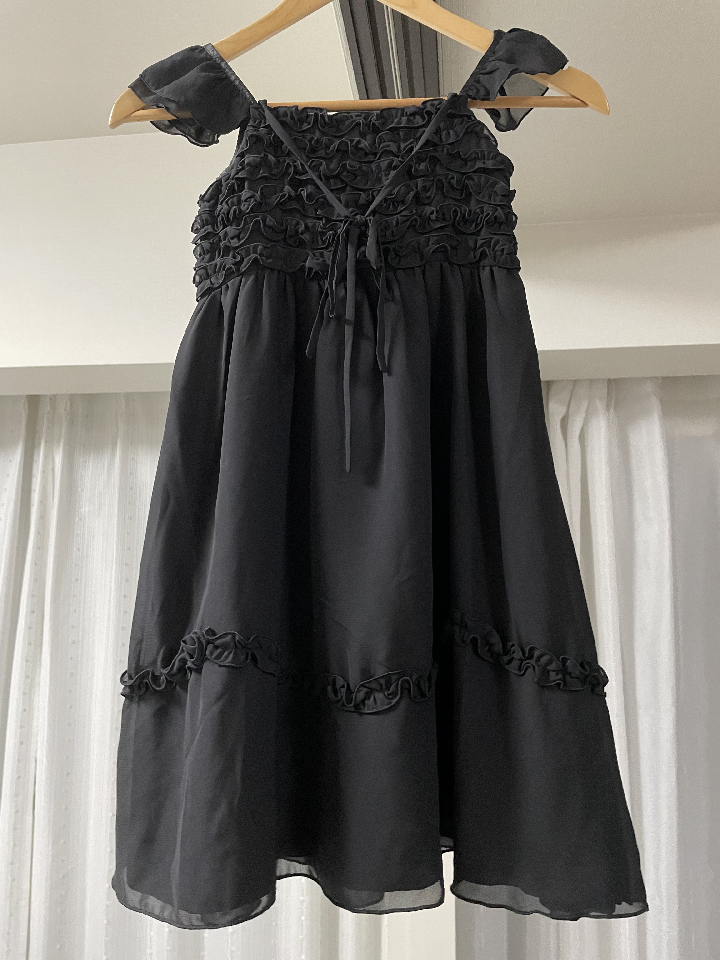 120cm children's dress (Black)