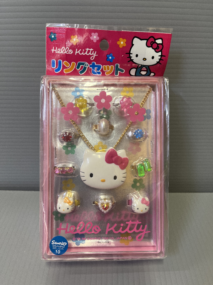 Sanrio Hello Kitty ring set, Japan limited edition.