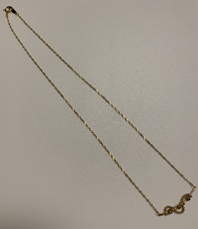 K18 design necklace