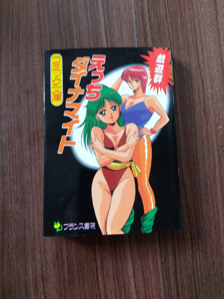 Echi Dynamite. The author is Giyu Gun. Comic. more than 30 years old.