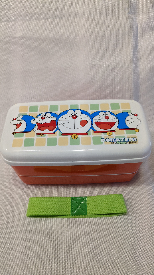 Doraemon 2-tier lunch box, unused