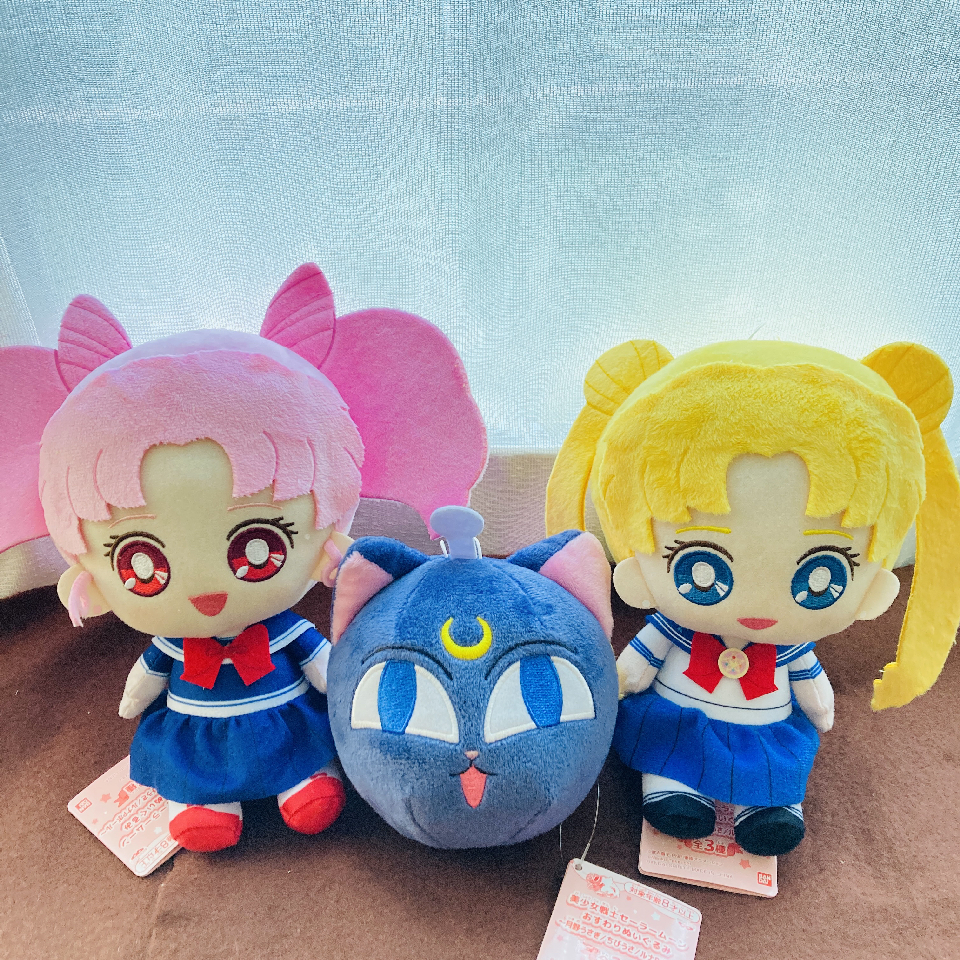 Bishoujo Senshi Sailor Moon Sitting Plushie - Complete Set of 3