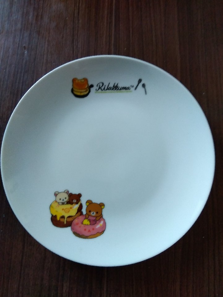 Rilakkuma plate. Not for sale.