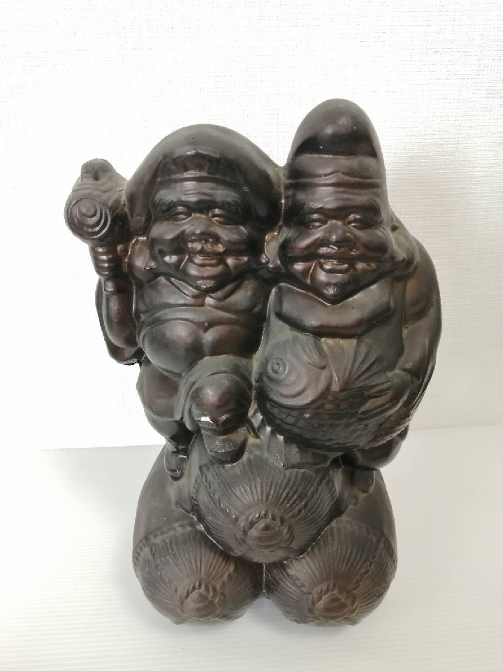 Daikoku ceramic figurine