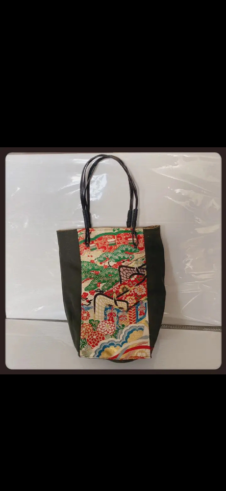 Japanese Kimono Pattern Tote Bag