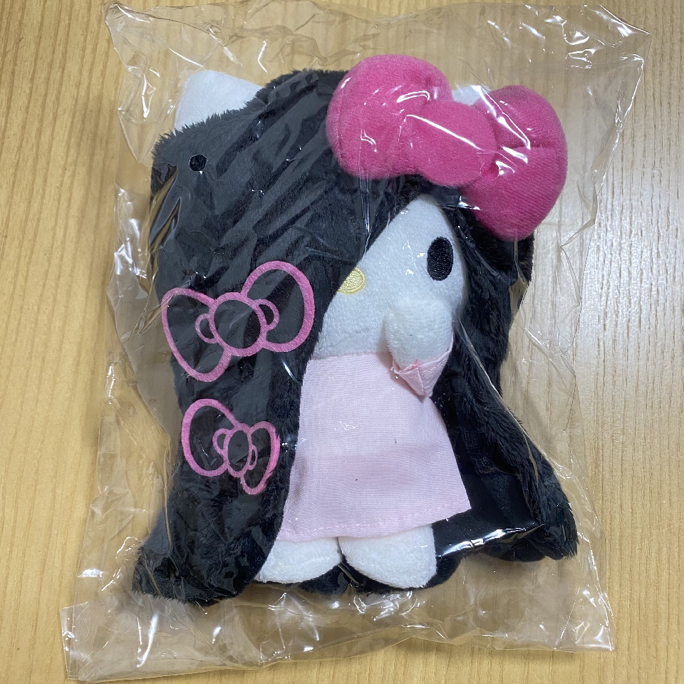 Hello Kitty Sadako collaboration plushie doll Sanrio