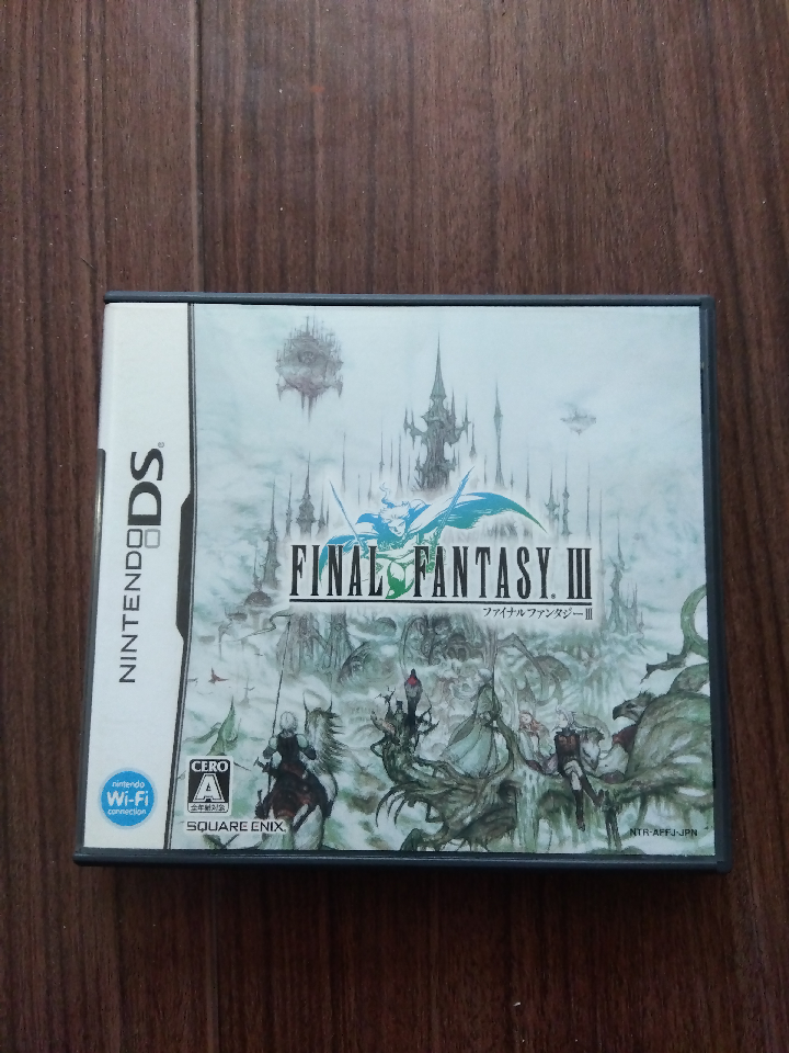 Final Fantasy III. Game software. Nintendo DS. operation checked.