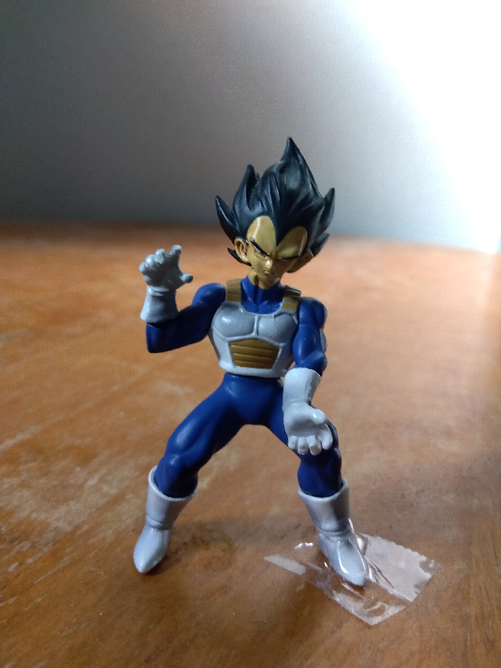 Dragon Ball gacha figure. Vegeta. The size is 3 inches, but it is elaborately made.
