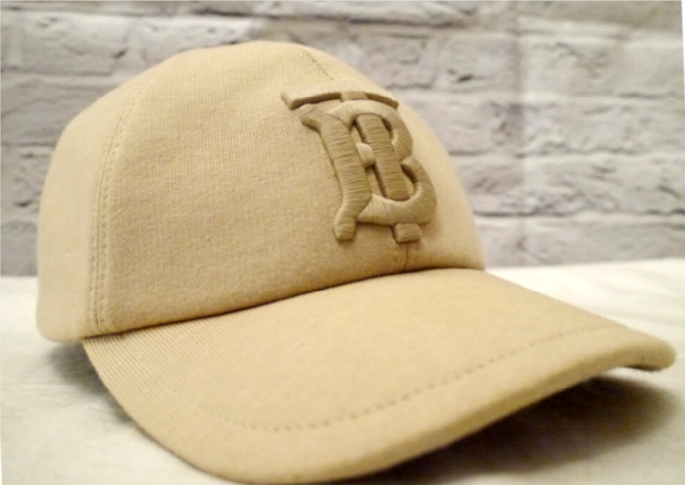 2021SS/48,000 ◆BURBERRY Burberry TB monogram cotton jersey 6-panel baseball cap ◆ Popular current model