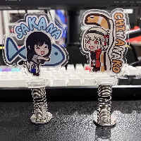 Anime licorice, set of 2 acrylic stand figures