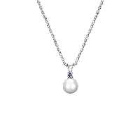 Freshwater Pearl & Moissanite Necklace