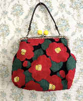 Gamauchi Bag] 2-way Hand & Shoulder Bag Tsubaki Red
