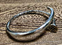 Beauty! Chrome Hearts nail shaped bangle!