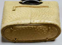 Beautiful item! Ostrich leather handbag